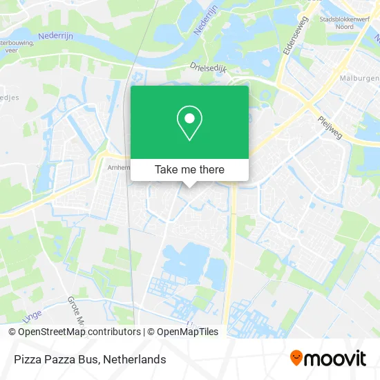 Pizza Pazza Bus map