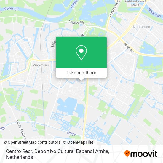 Centro Recr. Deportivo Cultural Espanol Arnhe map