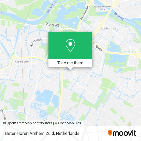 Beter Horen Arnhem Zuid map