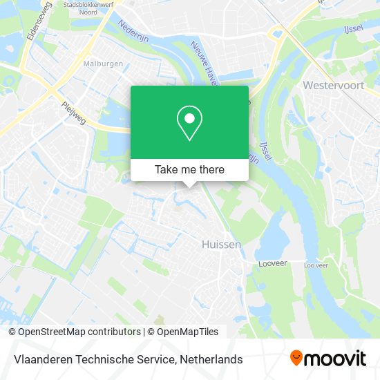 Vlaanderen Technische Service Karte