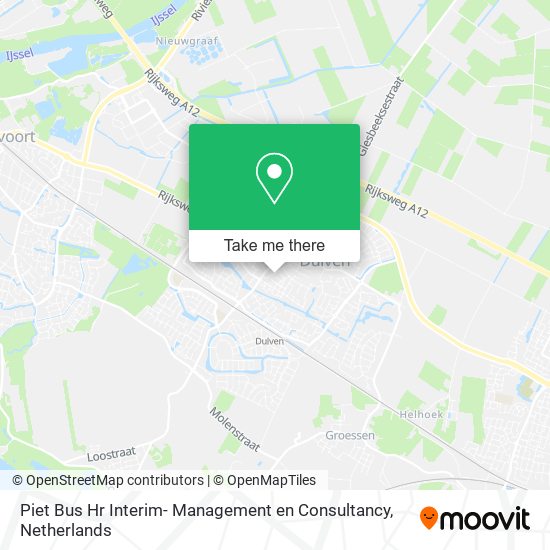Piet Bus Hr Interim- Management en Consultancy map