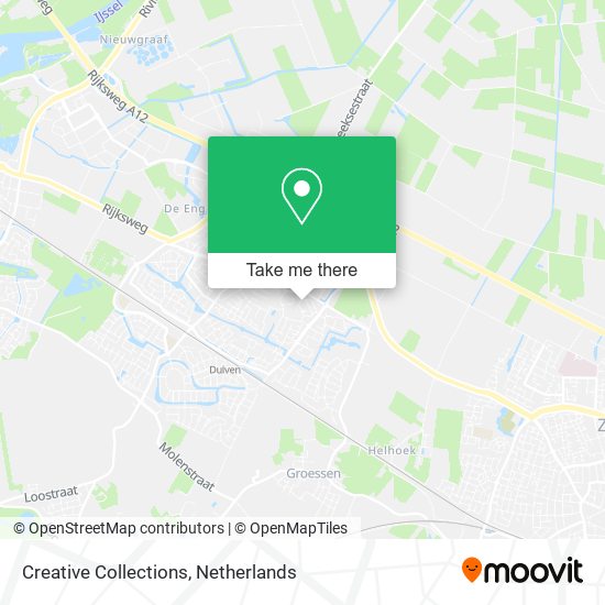 Creative Collections map