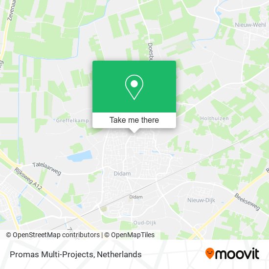 Promas Multi-Projects map