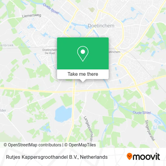 Rutjes Kappersgroothandel B.V. map