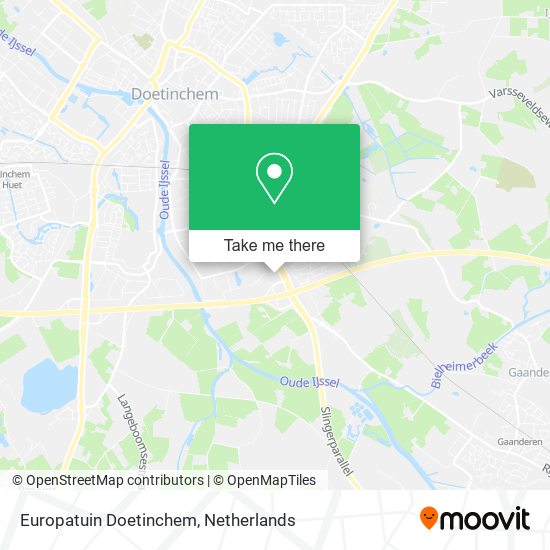 Europatuin Doetinchem map