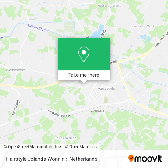 Hairstyle Jolanda Wonnink map