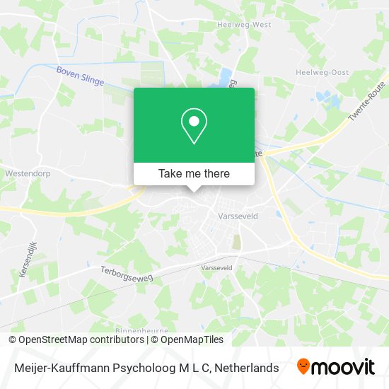 Meijer-Kauffmann Psycholoog M L C map