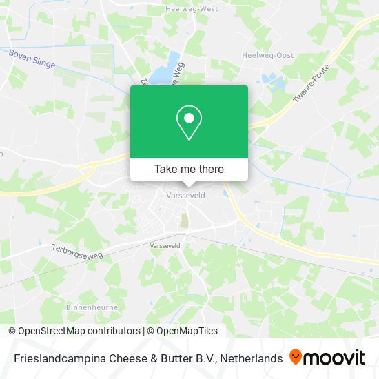 Frieslandcampina Cheese & Butter B.V. map