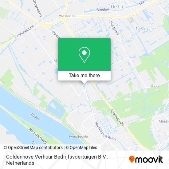 Coldenhove Verhuur Bedrijfsvoertuigen B.V. map