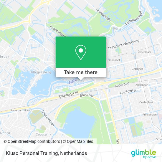 Klusc Personal Training map