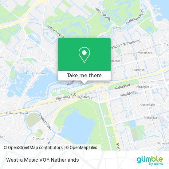 Westfa Music VOF map