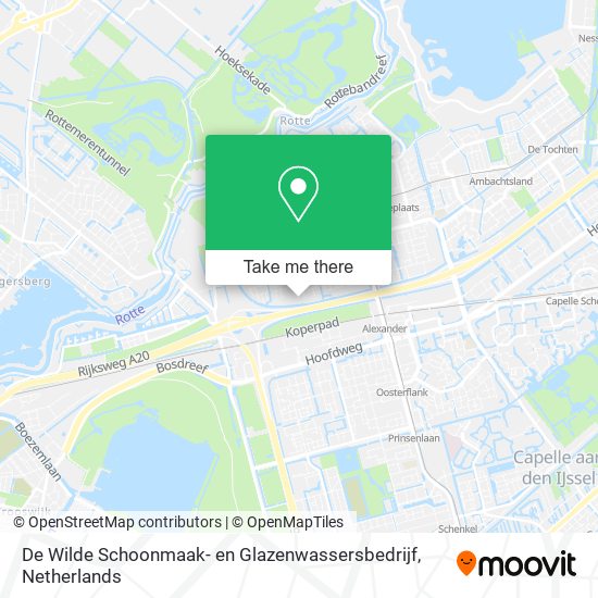 De Wilde Schoonmaak- en Glazenwassersbedrijf map