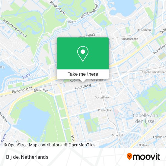 Bij de map