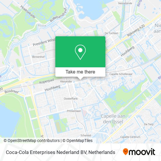 Coca-Cola Enterprises Nederland BV map