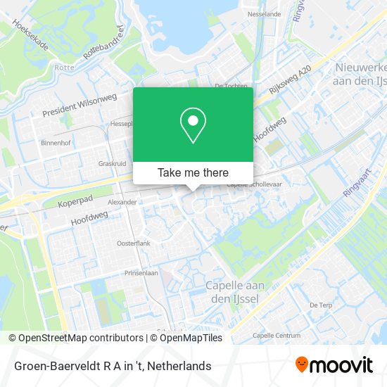 Groen-Baerveldt R A in 't map