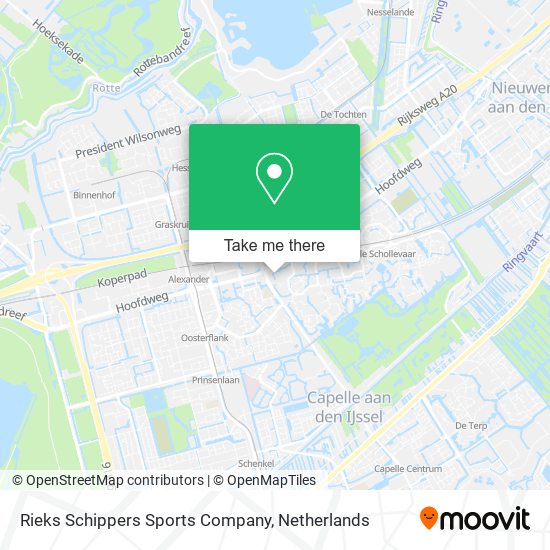 Rieks Schippers Sports Company map