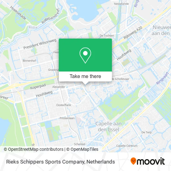 Rieks Schippers Sports Company map