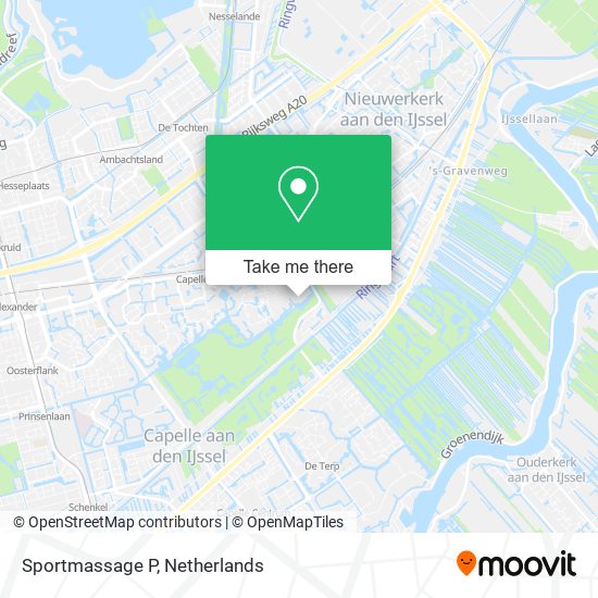 Sportmassage P map