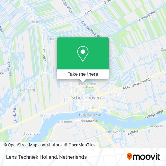 Lens Techniek Holland map