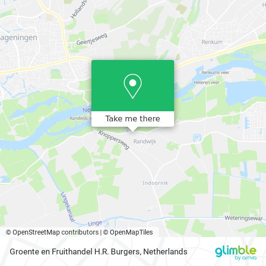 Groente en Fruithandel H.R. Burgers map