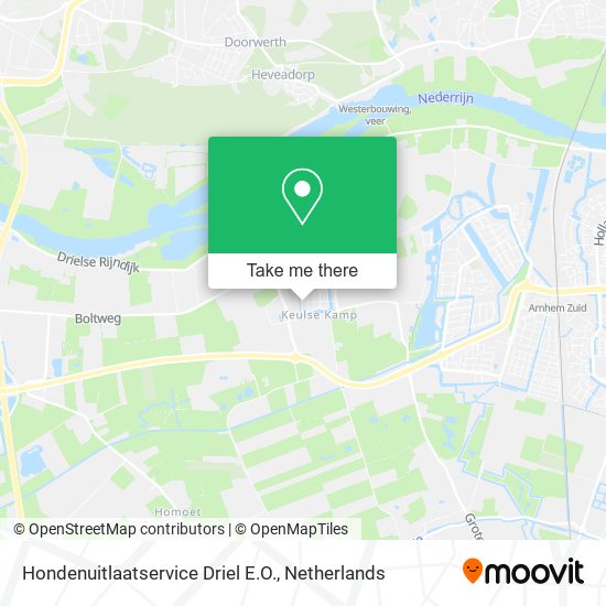 Hondenuitlaatservice Driel E.O. map