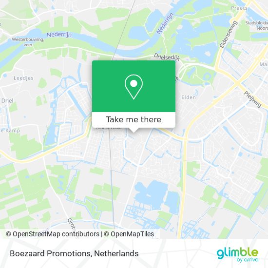 Boezaard Promotions map