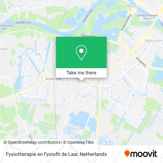 Fysiotherapie en Fysiofit de Laar Karte