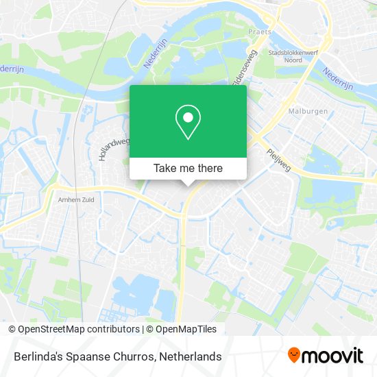 Berlinda's Spaanse Churros map