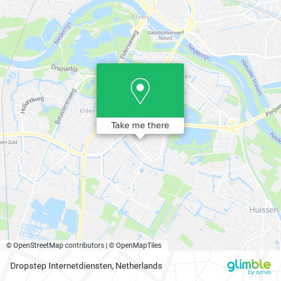 Dropstep Internetdiensten map