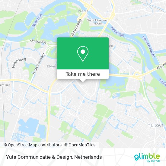 Yuta Communicatie & Design map