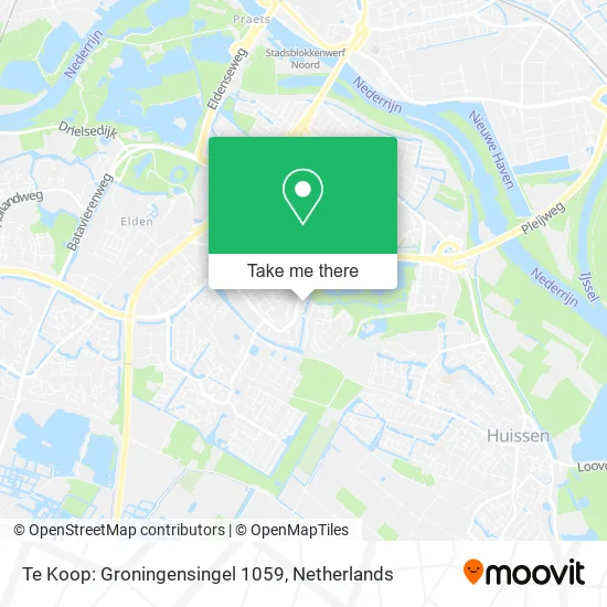 Te Koop: Groningensingel 1059 Karte