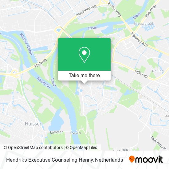Hendriks Executive Counseling Henny map