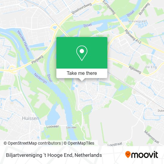 Biljartvereniging 't Hooge End map