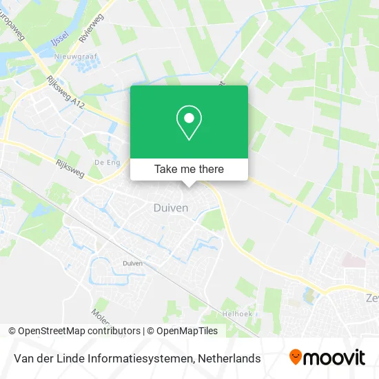 Van der Linde Informatiesystemen map