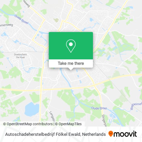 Autoschadeherstelbedrijf Fölkel Ewald map