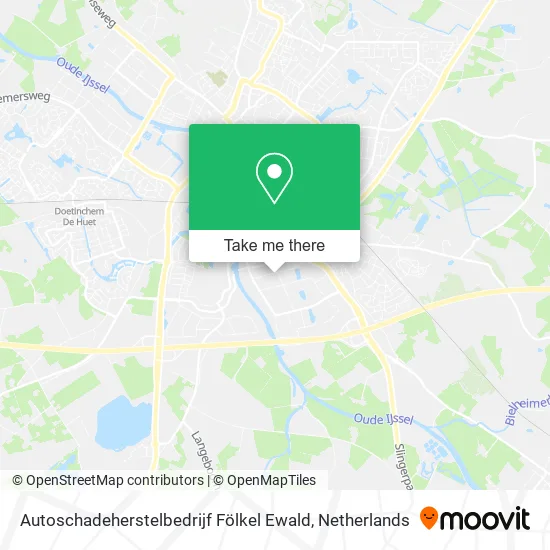 Autoschadeherstelbedrijf Fölkel Ewald map