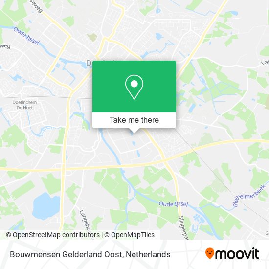 Bouwmensen Gelderland Oost map