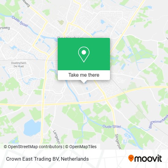 Crown East Trading BV map