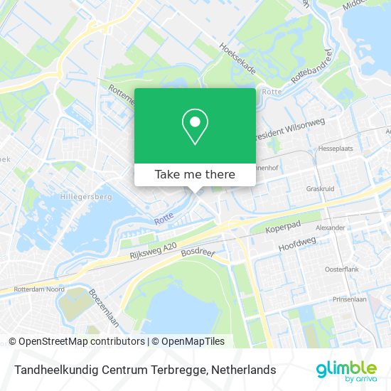 Tandheelkundig Centrum Terbregge map