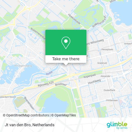 Jt van den Bro map