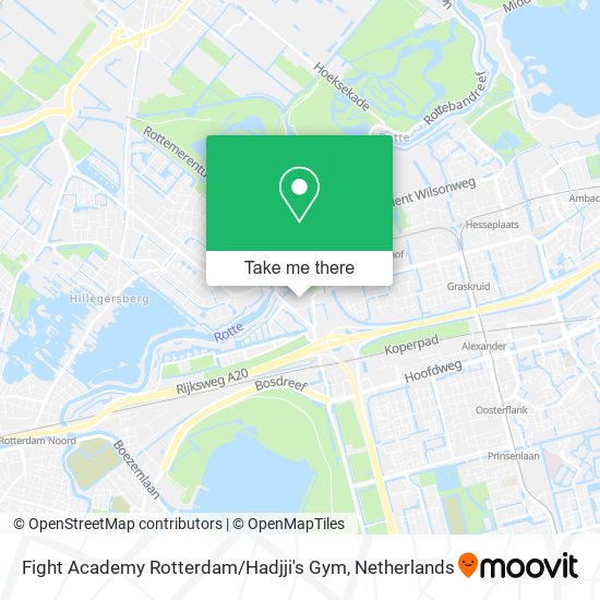 Fight Academy Rotterdam / Hadjji's Gym Karte