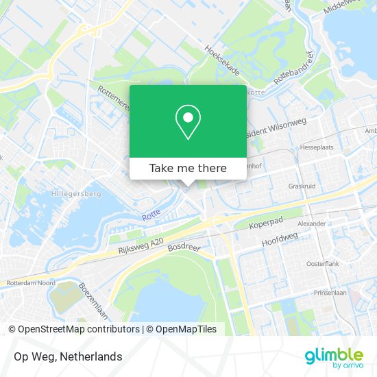 Op Weg map