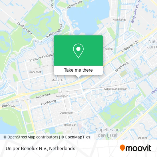 Uniper Benelux N.V. map