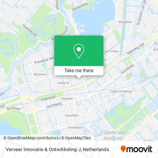 Verveer Innovatie & Ontwikkeling J map