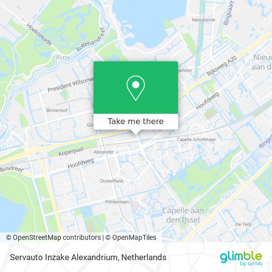 Servauto Inzake Alexandrium map