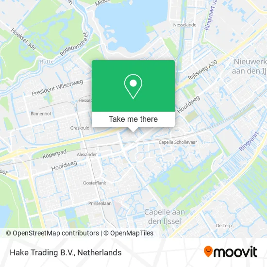 Hake Trading B.V. map