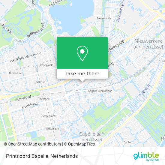 Printnoord Capelle map