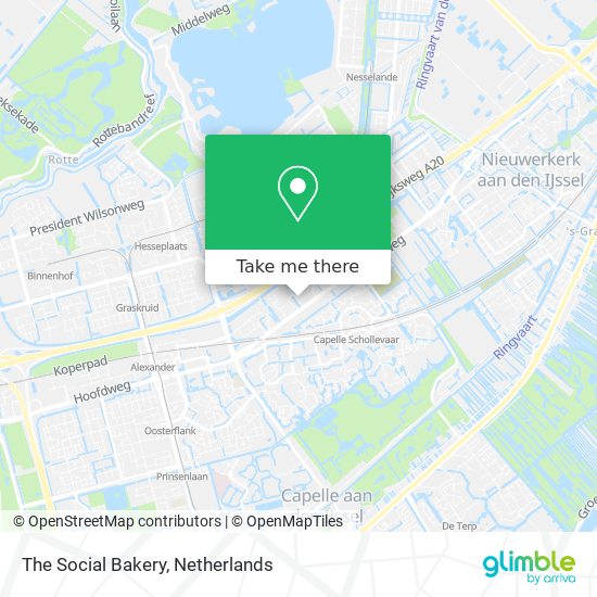 The Social Bakery map