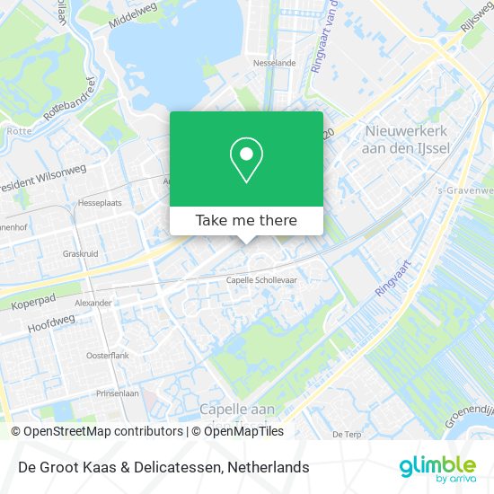 De Groot Kaas & Delicatessen map