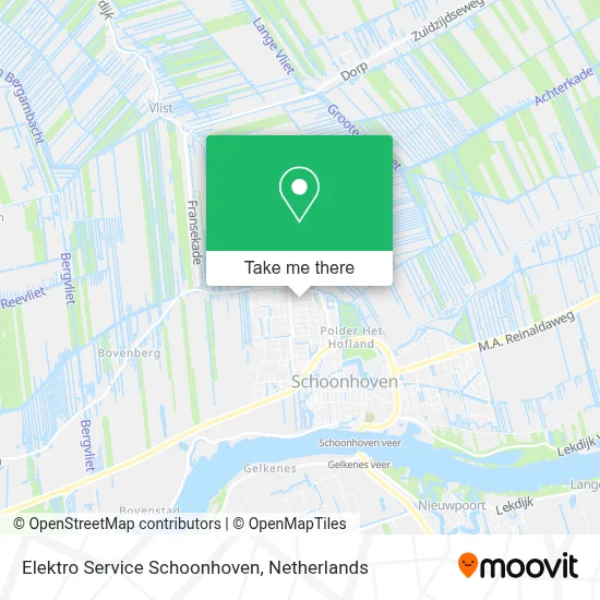 Elektro Service Schoonhoven map